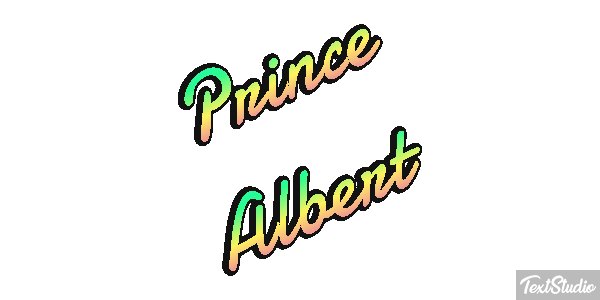 Prince Albert Texteffekt