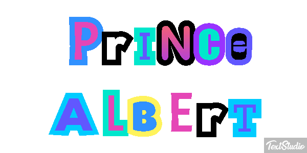 Prince Albert Texteffekt