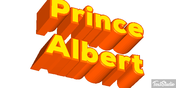 Prince Albert Texteffekt