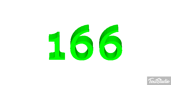 166 Efecto de texto