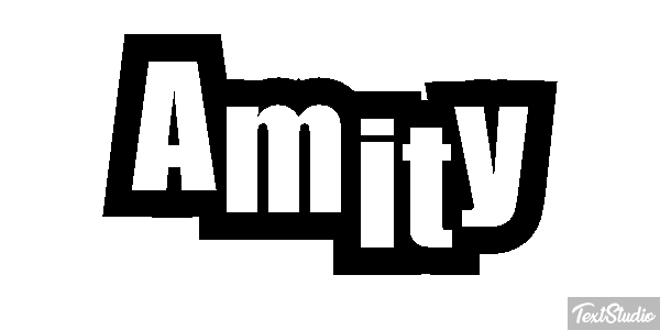Amity Text effect