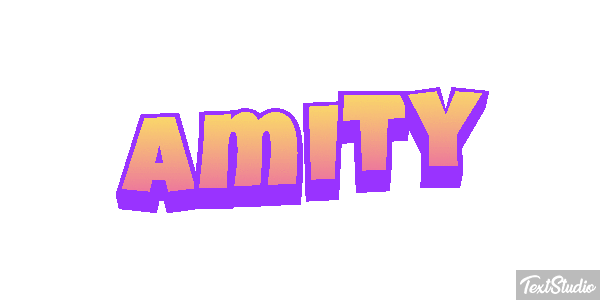 Amity Text effect