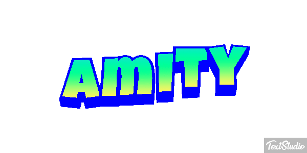 Amity Text effect