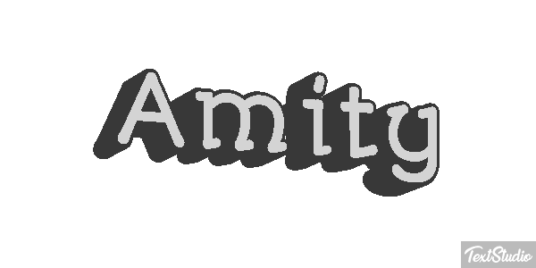 Amity Text effect