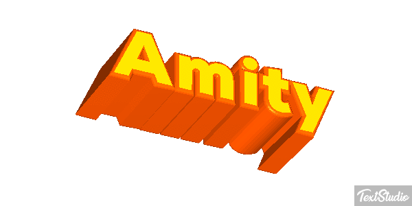 Amity Text effect