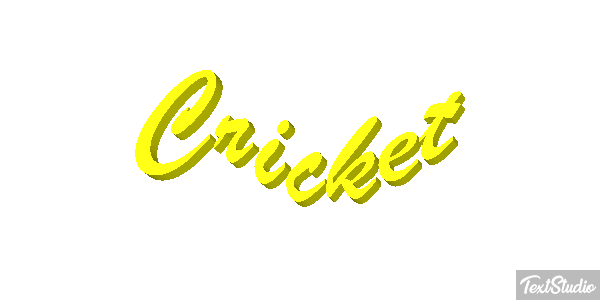 Cricket テキスト効果
