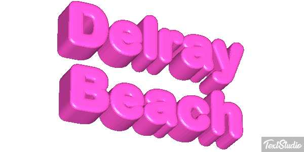 Delray Beach Efekt tekstowy