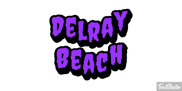 Delray Beach Efekt tekstowy