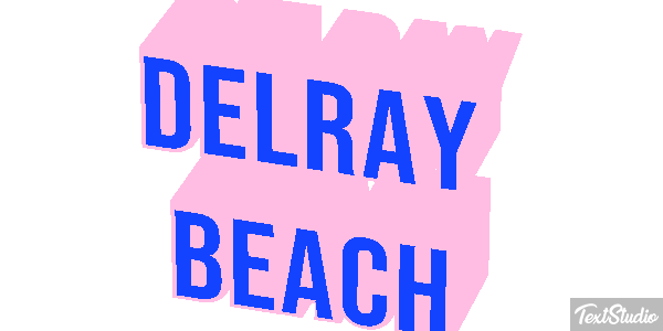 Delray Beach Efekt tekstowy