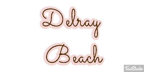 Delray Beach Efekt tekstowy