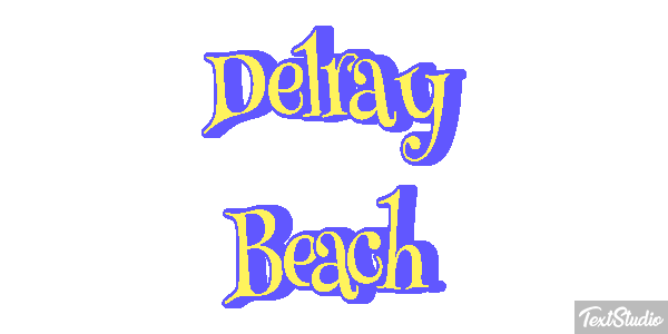Delray Beach Efekt tekstowy