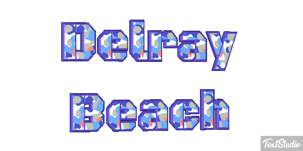 Delray Beach Efekt tekstowy