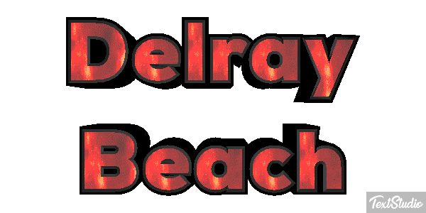 Delray Beach Efekt tekstowy