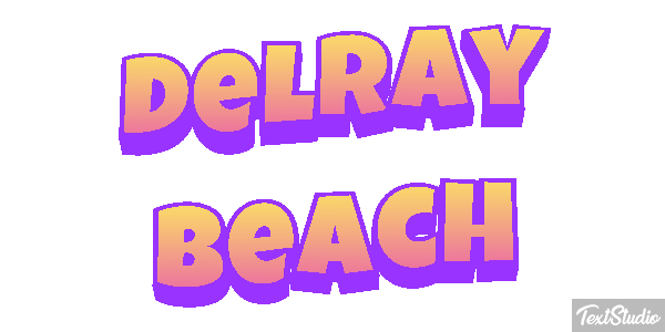 Delray Beach Efekt tekstowy