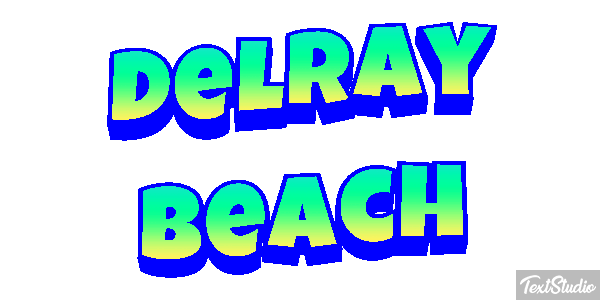 Delray Beach Efekt tekstowy