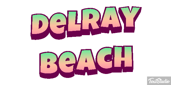 Delray Beach Efekt tekstowy