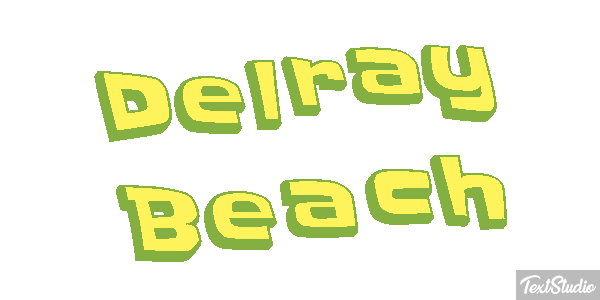 Delray Beach Efekt tekstowy