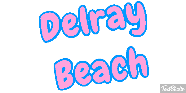 Delray Beach Efekt tekstowy