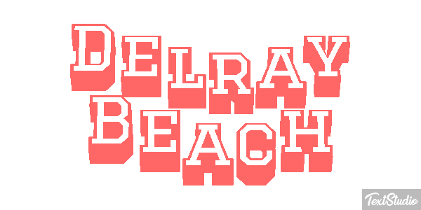 Delray Beach Efekt tekstowy