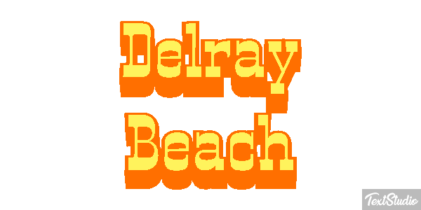 Delray Beach Efekt tekstowy