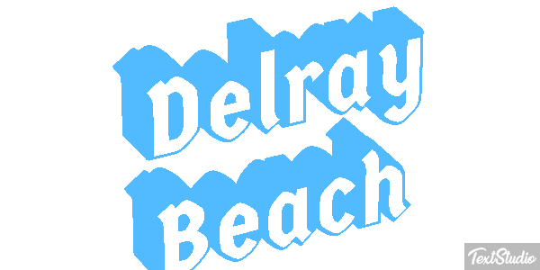 Delray Beach Efekt tekstowy