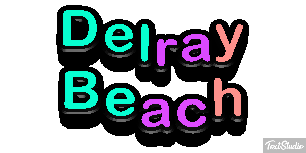 Delray Beach Efekt tekstowy
