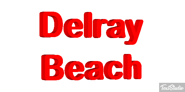 Delray Beach Efekt tekstowy