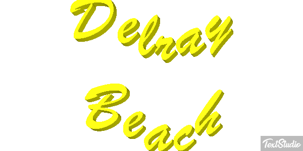 Delray Beach Efekt tekstowy