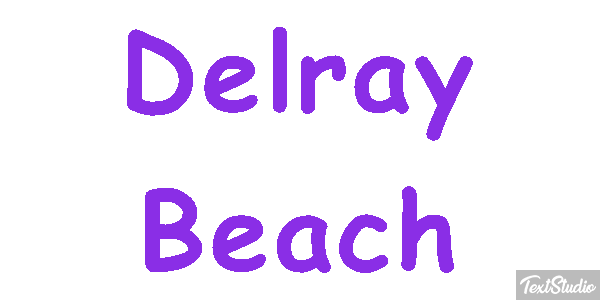 Delray Beach Efekt tekstowy