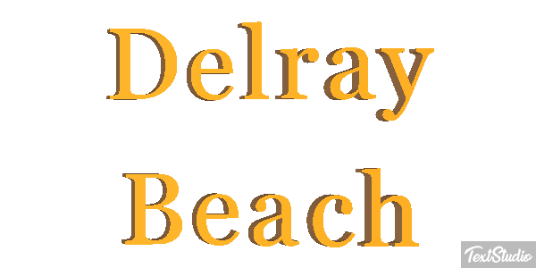 Delray Beach Efekt tekstowy