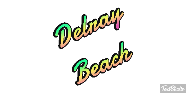 Delray Beach Efekt tekstowy
