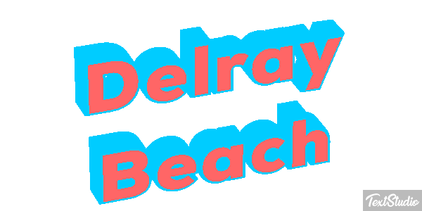 Delray Beach Efekt tekstowy