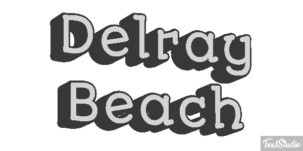 Delray Beach Efekt tekstowy