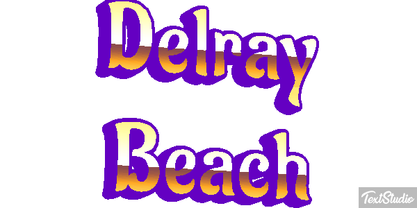 Delray Beach Efekt tekstowy