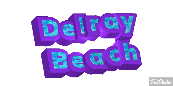 Delray Beach Efekt tekstowy