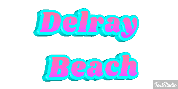 Delray Beach Efekt tekstowy