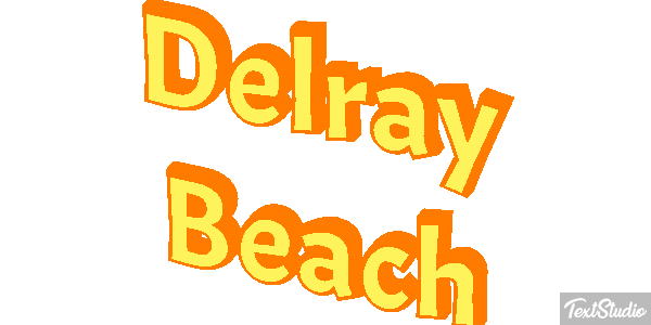 Delray Beach Efekt tekstowy