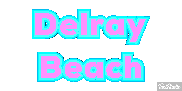 Delray Beach Efekt tekstowy