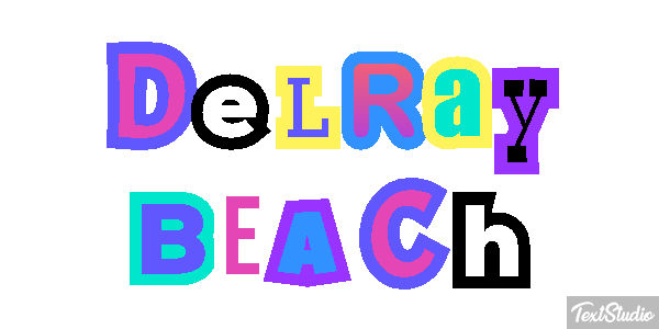 Delray Beach Efekt tekstowy