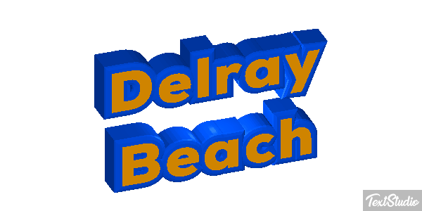 Delray Beach Efekt tekstowy