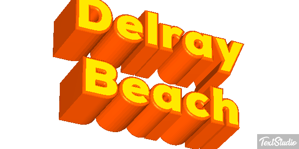 Delray Beach Efekt tekstowy