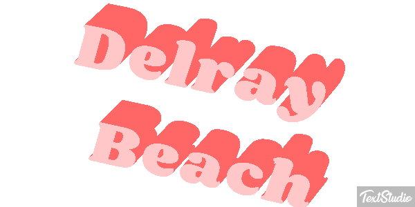 Delray Beach Efekt tekstowy