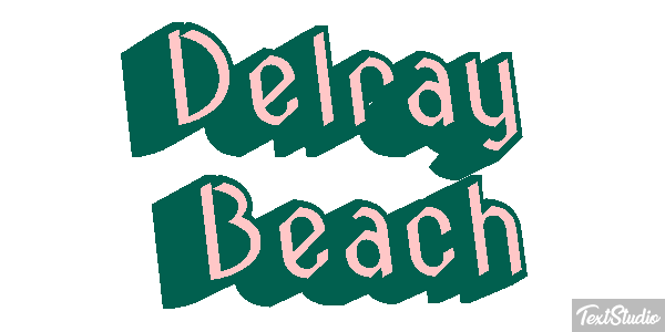 Delray Beach Efekt tekstowy
