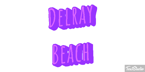 Delray Beach Efekt tekstowy