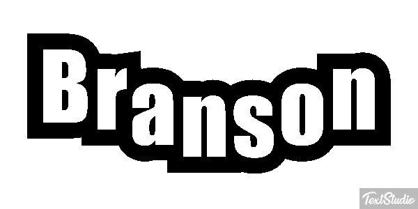Branson Tekst effect