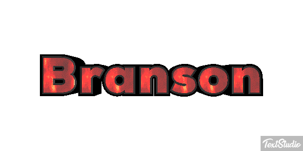 Branson Tekst effect