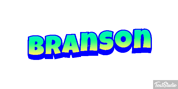 Branson Tekst effect
