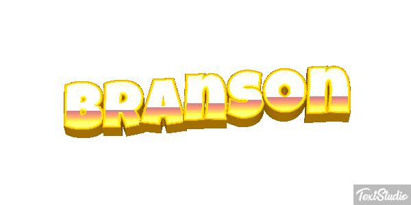 Branson Tekst effect
