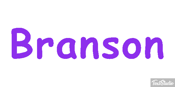 Branson Tekst effect