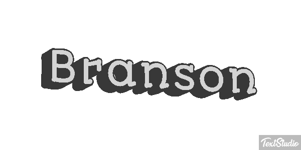 Branson Tekst effect